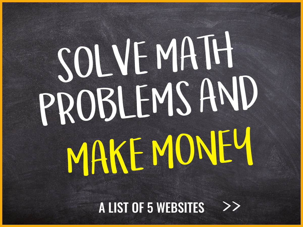 Earn money with Mathematical skills